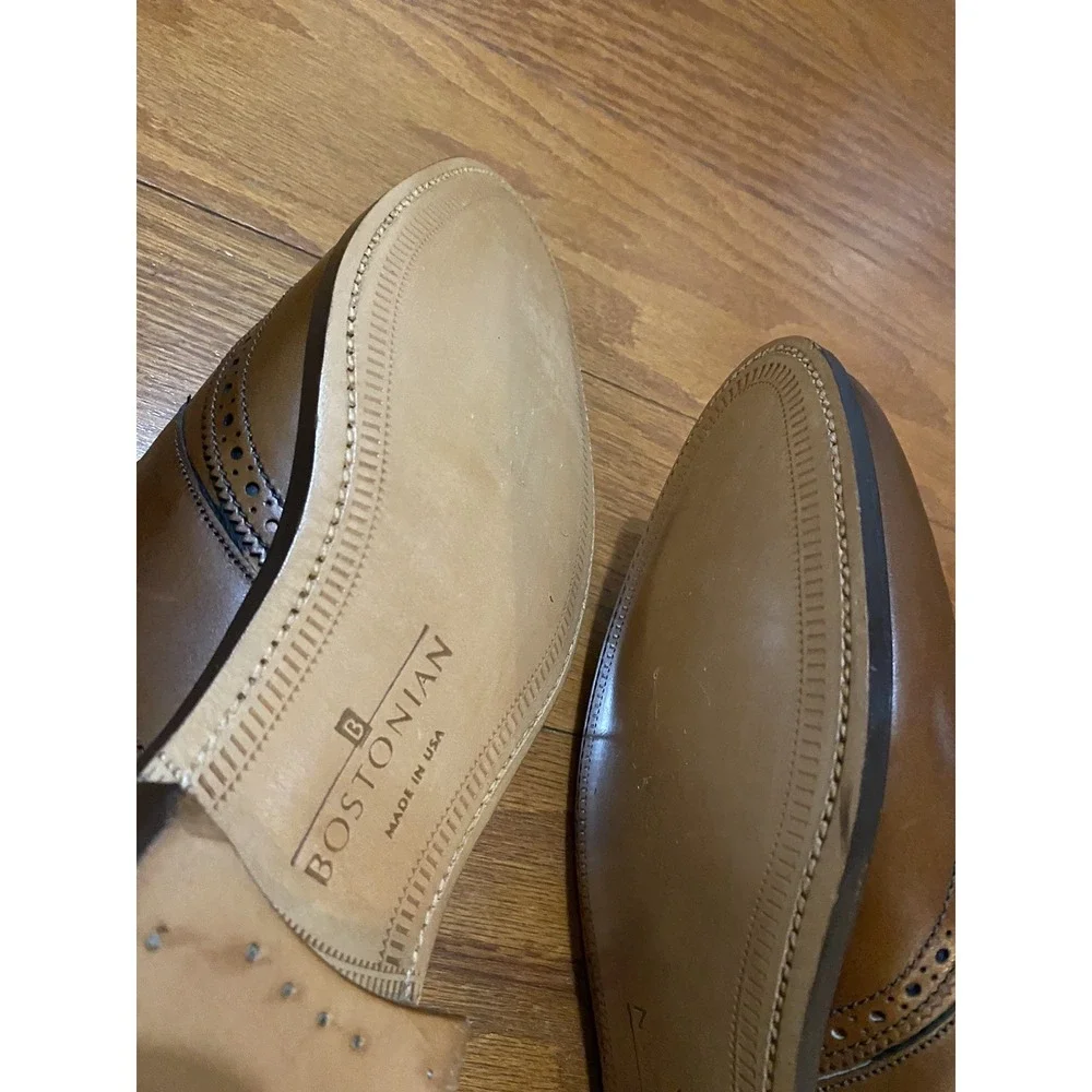 Bostonian‎ Crown Windsor Mens 10.5 D/B Loafers Oxford Shoes Brown Loafers In USA
